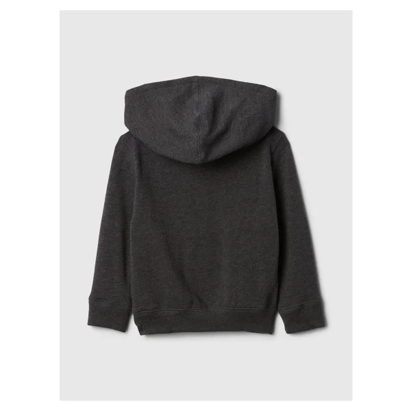 Gap Erkek Bebek Koyu Gri Gap Logo Fermuarlı Sweatshirt - 18 - 24 Ay - Görsel 3