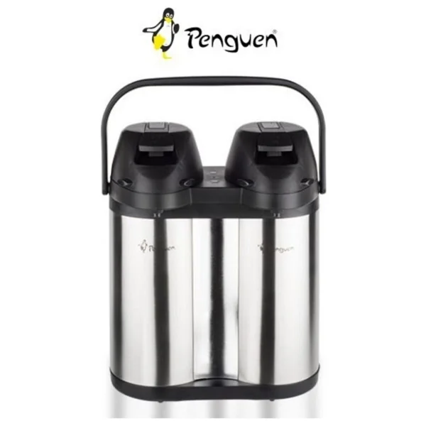 Penguen PNG 1240 XL 3.8 lt Çiftli Çelik Çay Termosu - Görsel 2