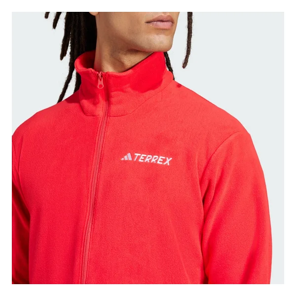 Adidas Multi Essentials Tam Fermuarlı Erkek Polar - Görsel 4
