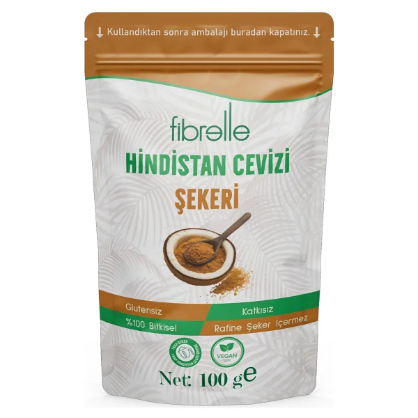 Fibrelle Hindistan Cevizi Şekeri 100 gr - Görsel 7
