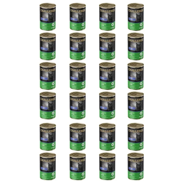 Challenge Pate Kuzu Etli 400 gr 24'lü Yetişkin Konserve Kedi Maması - Görsel 2