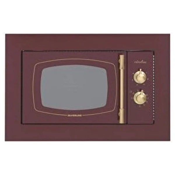 Silverline MW9033R02 Retro Bordo 20 lt Ankastre Mikrodalga Fırın - Görsel 7