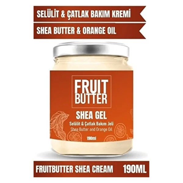 Fruit Butter Shea Gel Selülit ve Çatlak Bakım Jeli 190ML - Görsel 2