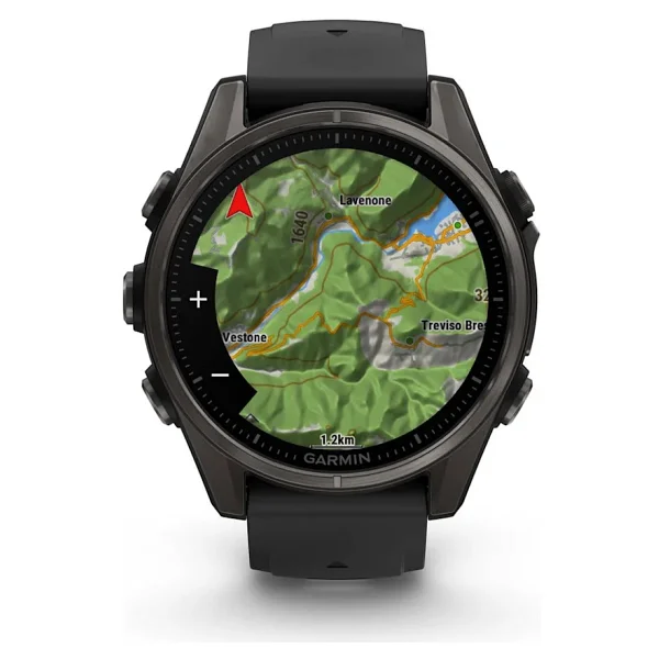 Garmin Fenix 8 43mm Amoled Karbon Gri Akıllı Saat - Görsel 7