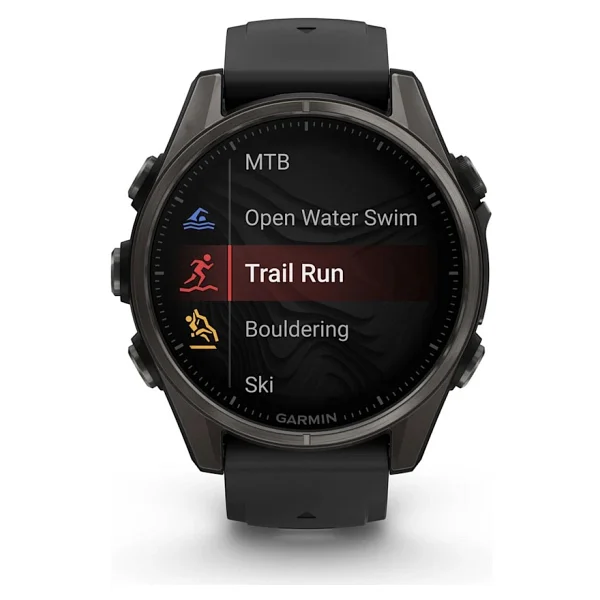 Garmin Fenix 8 43mm Amoled Karbon Gri Akıllı Saat - Görsel 8