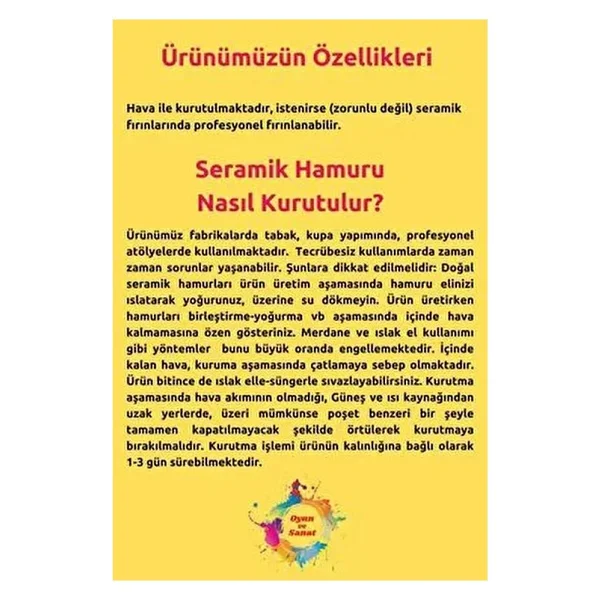 2 Kg Doğal Seramik Hamuru, Kil Çamuru, Beyaz Seramik Hamuru Oyun Hamuru Kil Çamuru 2 X 1000 Gr - Görsel 2