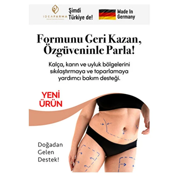 İdeafarma Sıkılaştırıcı Selülit Karşıtı Vücut Jeli - Görsel 2