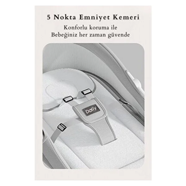 Kiwi Dolly 2 in 1 Otomatik Sallanan Ana Kucağı - Görsel 8
