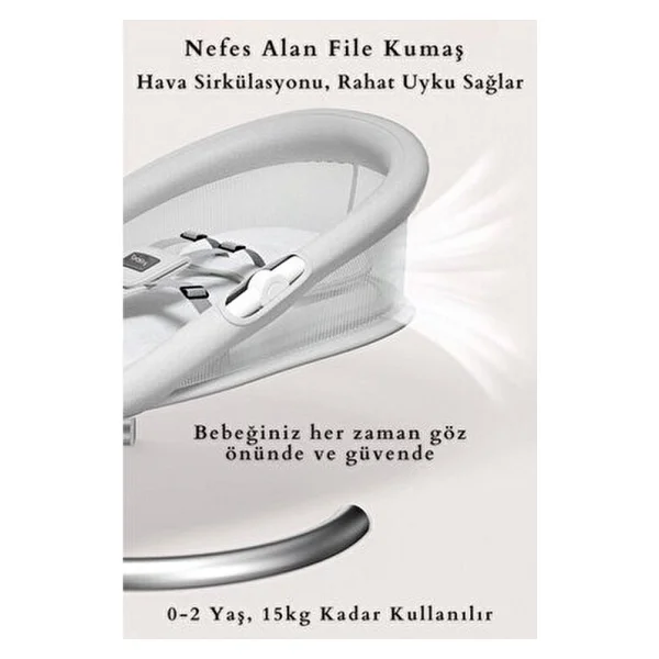 Kiwi Dolly 2 in 1 Otomatik Sallanan Ana Kucağı - Görsel 9