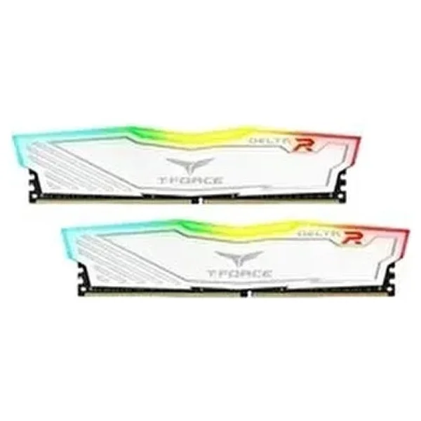 Team T-Force Delta RGB White 16 GB (2x8) 3600 MHz CL18 TF4D416G3600HC18JDC011 DDR4 Ram - Görsel 3