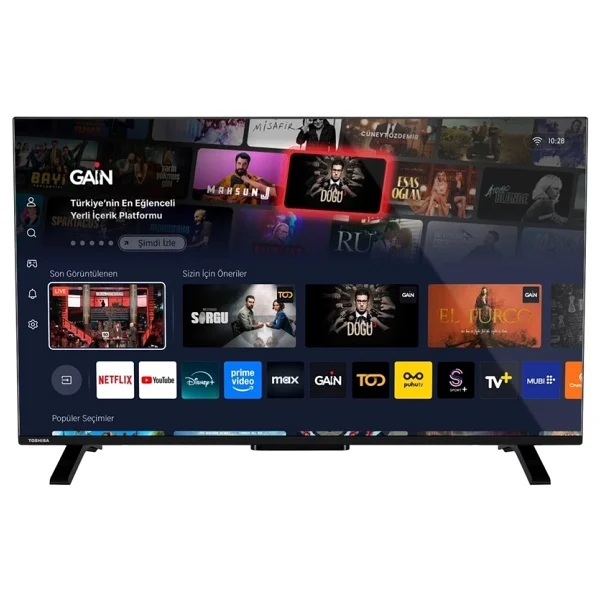 Toshiba 43UV2363DT 4K Ultra HD 43" 109 Ekran Uydu Alıcılı Smart LED TV - Görsel 3
