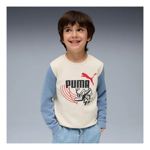 Puma Little Runners 688477 Çocuk Sweatshirt - Görsel 8