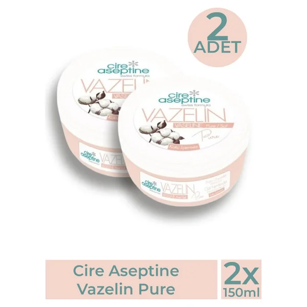 Cire Aseptine Pure 150 ml 2 Adet Vazelin - Görsel 2