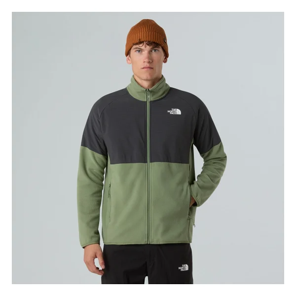 The North Face Glacier Heavyweight NF0A89JGDKI1 Tam Fermuarlı Yeşil Erkek Polar - Görsel 5