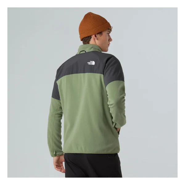 The North Face Glacier Heavyweight NF0A89JGDKI1 Tam Fermuarlı Yeşil Erkek Polar - Görsel 3