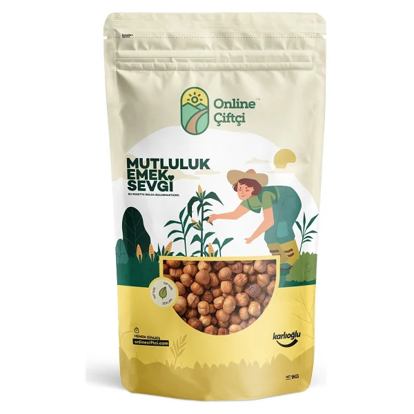 Online Çiftçi Çiğ İri Fındık 1 kg - Görsel 7