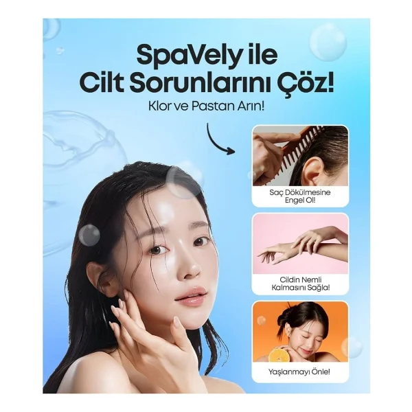Spavely Duş Filtresi Lavanta Esanslı - Klor Ve Kireç Karşıtı, Kokulu, C Vitaminli 150 Gr - Görsel 8