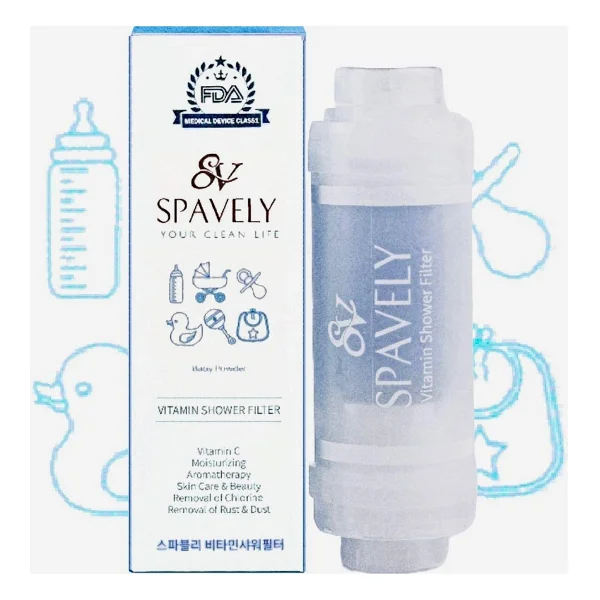 Spavely Duş Filtresi Bebek Pudrası Esanslı - Klor ve Kireç Karşıtı, Kokulu, C Vitaminli 150 gr - Görsel 2
