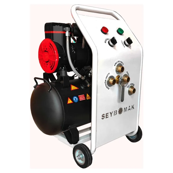 Seybomak Havalı Petek Temizleme ve Kanal Açma Makinesi 24 Litre Çift Yönlü 2 Hp - Görsel 4