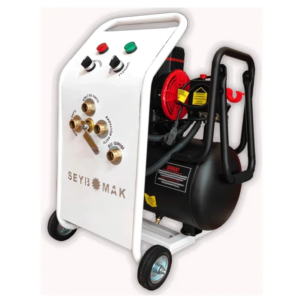 Seybomak Havalı Petek Temizleme ve Kanal Açma Makinesi 24 Litre Çift Yönlü 2 Hp - Görsel 5