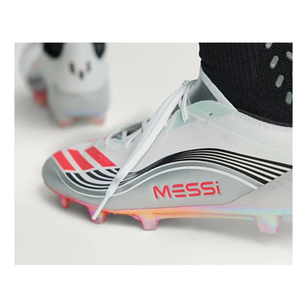 Adidas F50 Elite Messi JP5593 FG Beyaz-Pembe Krampon - Görsel 4