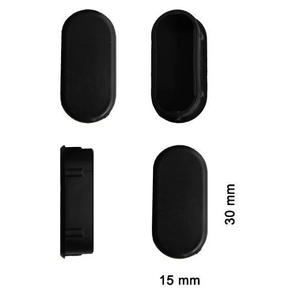 Oval Profil İç Tapa 15x30 Mm 4 Adet - Görsel 2