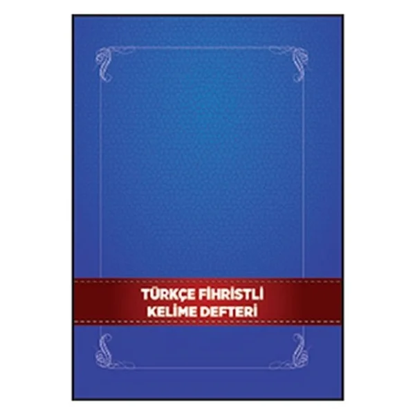 Türkçe Fihristli Kelime Defteri - Görsel 2