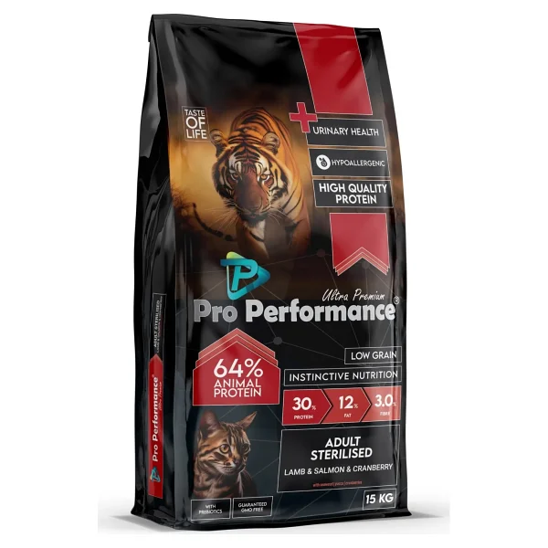 Pro Performance Kuzu Etli ve Somonlu 15 kg Kısırlaştırılmış Yetişkin Kedi Maması - Görsel 5