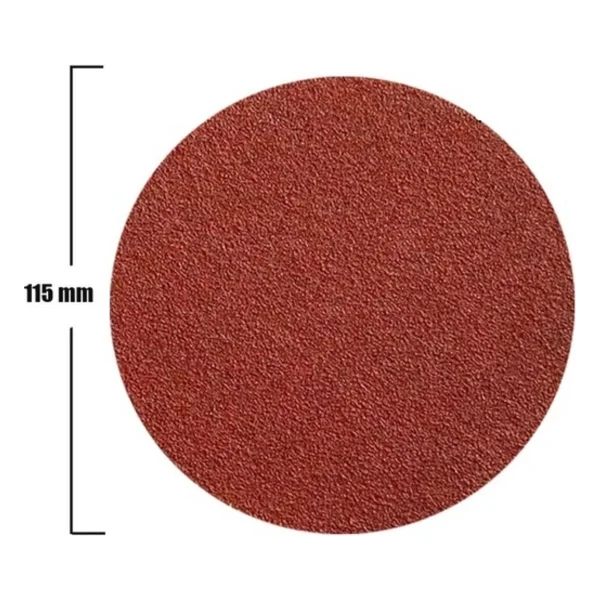 Gfb 6903 Cırtlı Disk Zımpara Deliksiz 115 mm 100 Kum - 100 Adet - Görsel 3