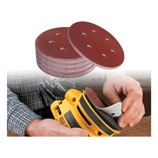 Gfb 6965 Cırtlı Disk Zımpara 6 Delikli 150 mm 150 Kum - 100 Adet - Görsel 3
