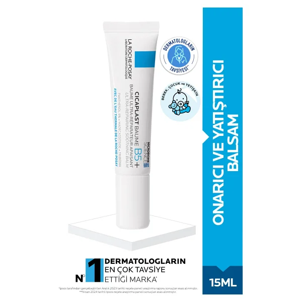 La Roche-Posay Cicaplast Baume B5+ Yatıştırıcı ve Onarıcı Bakım Kremi 15 ml - Görsel 9