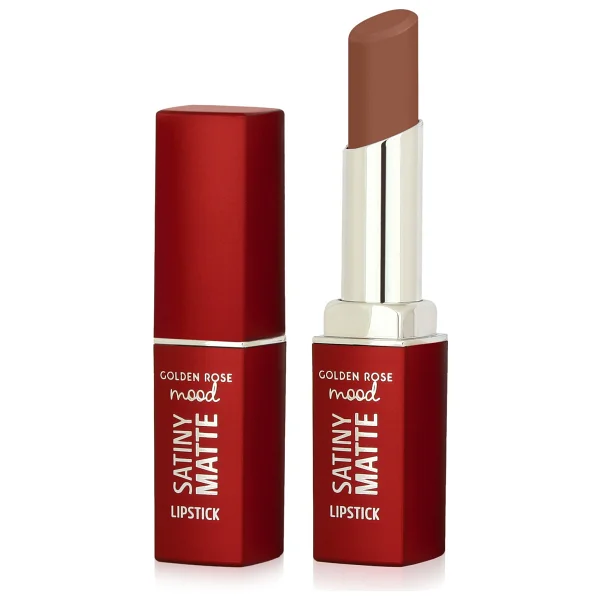 Golden Rose Mood Satiny Matte 01 Bare Nude Stick Ruj - Görsel 4