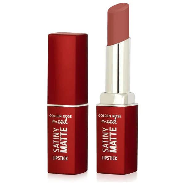 Golden Rose Mood Satiny Matte 03 Nude Rose Stick Ruj - Görsel 4