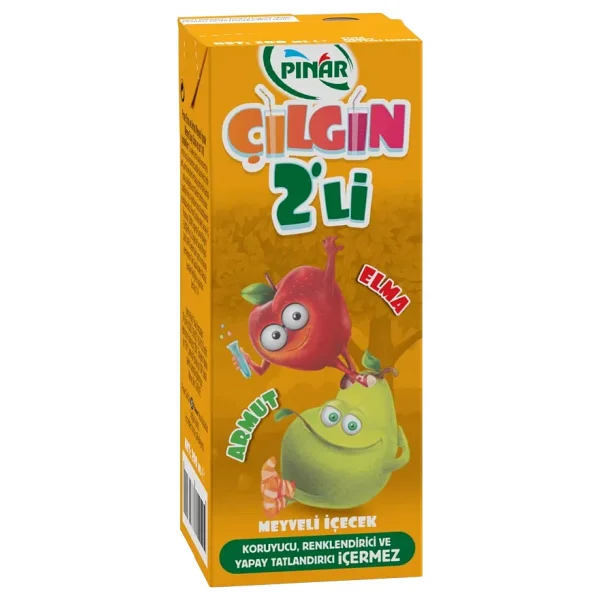 Pınar Çılgın İkili Elma & Armut Meyve Suyu 200 ml 27'li - Görsel 5