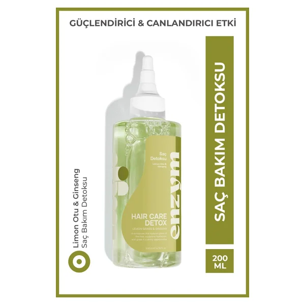 Enzym Cosmetics Limon Otu ve Ginseng 200 ml Saç Toniği - Görsel 6