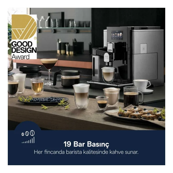 Delonghi Maestosa EPAM960.75.GLM Otomatik Espresso Makinesi - Görsel 2