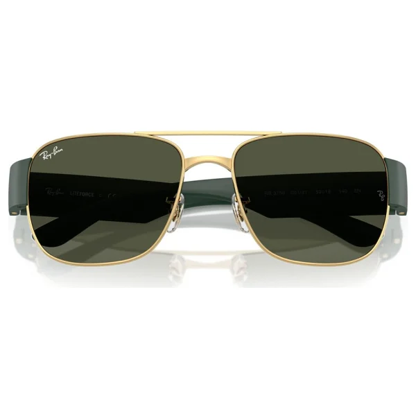 Ray-Ban 3756 001/31 Gold-Green Güneş Gözlüğü - Görsel 4