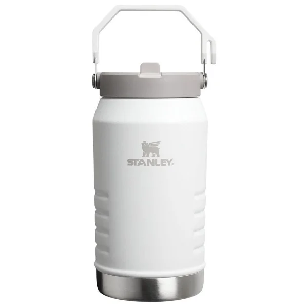 Stanley The Iceflow Flip Straw Jug Beyaz 1.9 lt Pipetli Termos - Görsel 2