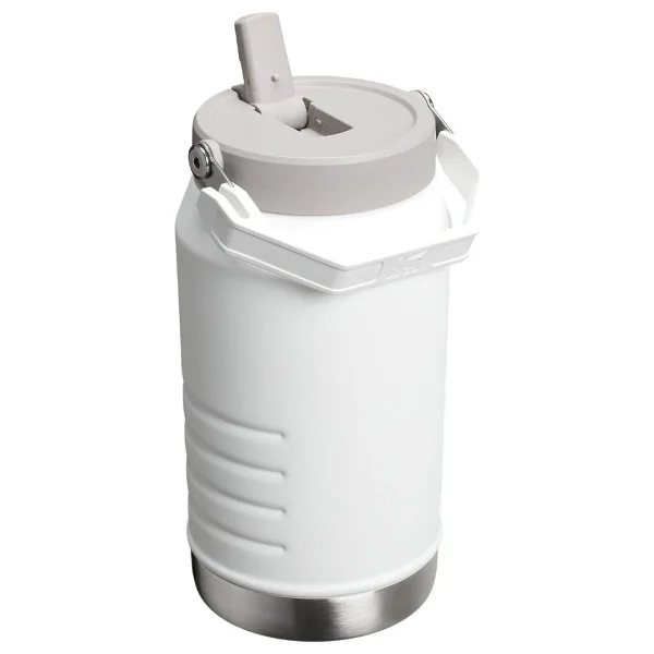 Stanley The Iceflow Flip Straw Jug Beyaz 1.9 lt Pipetli Termos - Görsel 3