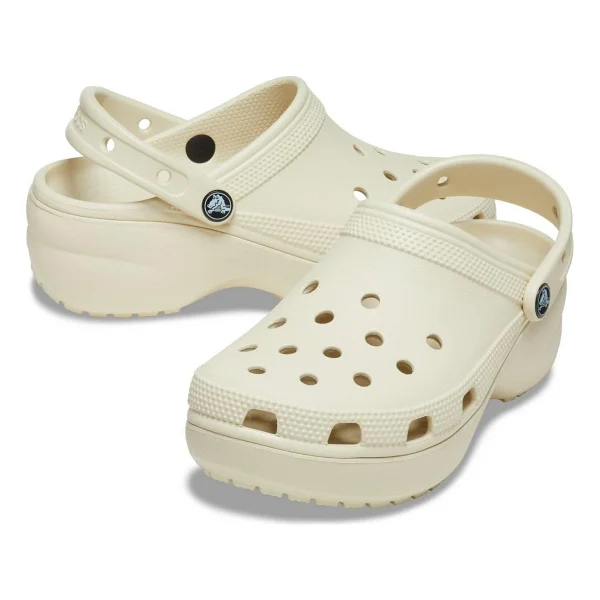 Crocs Classic Platform Clog 206750-2Y2 Bej Kadın Terlik - Görsel 6