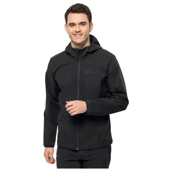 Jack Wolfskin Bornberg Hoody 1307471-6000 Kapüşonlu Erkek Softshell Mont - Görsel 2
