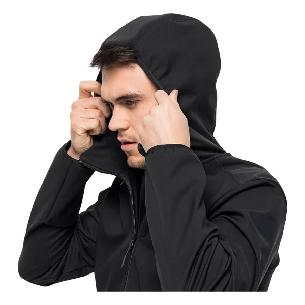 Jack Wolfskin Bornberg Hoody 1307471-6000 Kapüşonlu Erkek Softshell Mont - Görsel 3