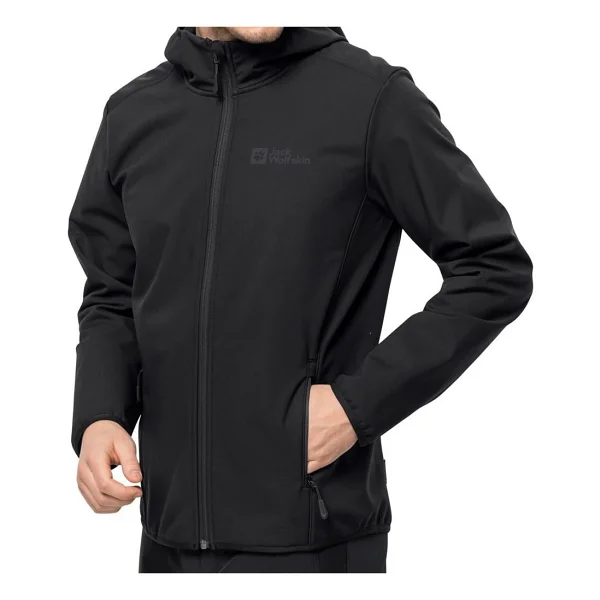 Jack Wolfskin Bornberg Hoody 1307471-6000 Kapüşonlu Erkek Softshell Mont - Görsel 4
