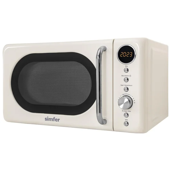 Simfer SK4605 Retro 20 lt Krem Mikrodalga Fırın - Görsel 2
