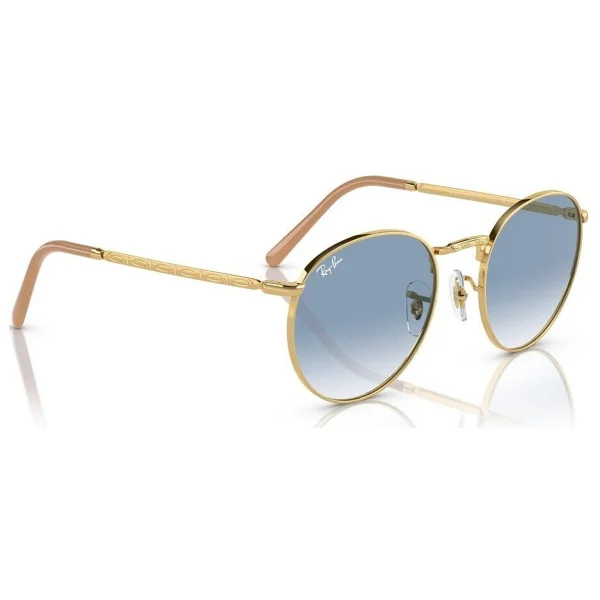 Ray-Ban New Round 3637 001/3F Gold-Blue Güneş Gözlüğü - Görsel 5