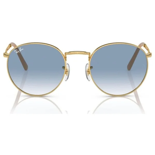 Ray-Ban New Round 3637 001/3F Gold-Blue Güneş Gözlüğü - Görsel 6