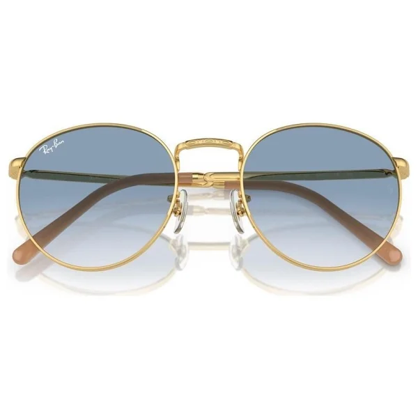 Ray-Ban New Round 3637 001/3F Gold-Blue Güneş Gözlüğü - Görsel 7