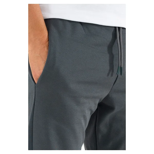 Souris Erkek Füme Jogger Pantolon Bağcıklı Lastikli Bel Rahat Kesim Eşofman Altı - Görsel 5
