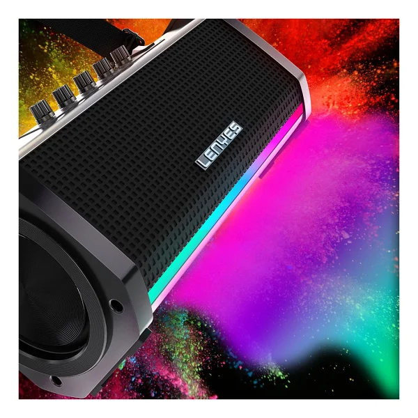 Lenyes S863 RGB Bluetooth Hoparlör - Görsel 6
