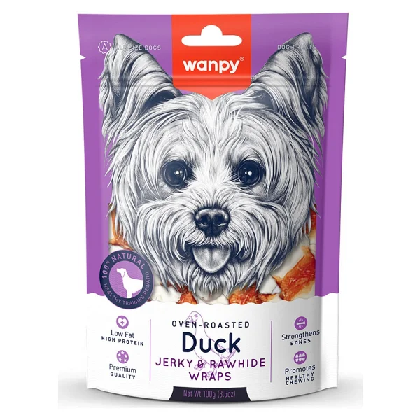 Wanpy Deri Üzerine Ördek Sarılı 100 gr Köpek Ödül Maması - Görsel 7